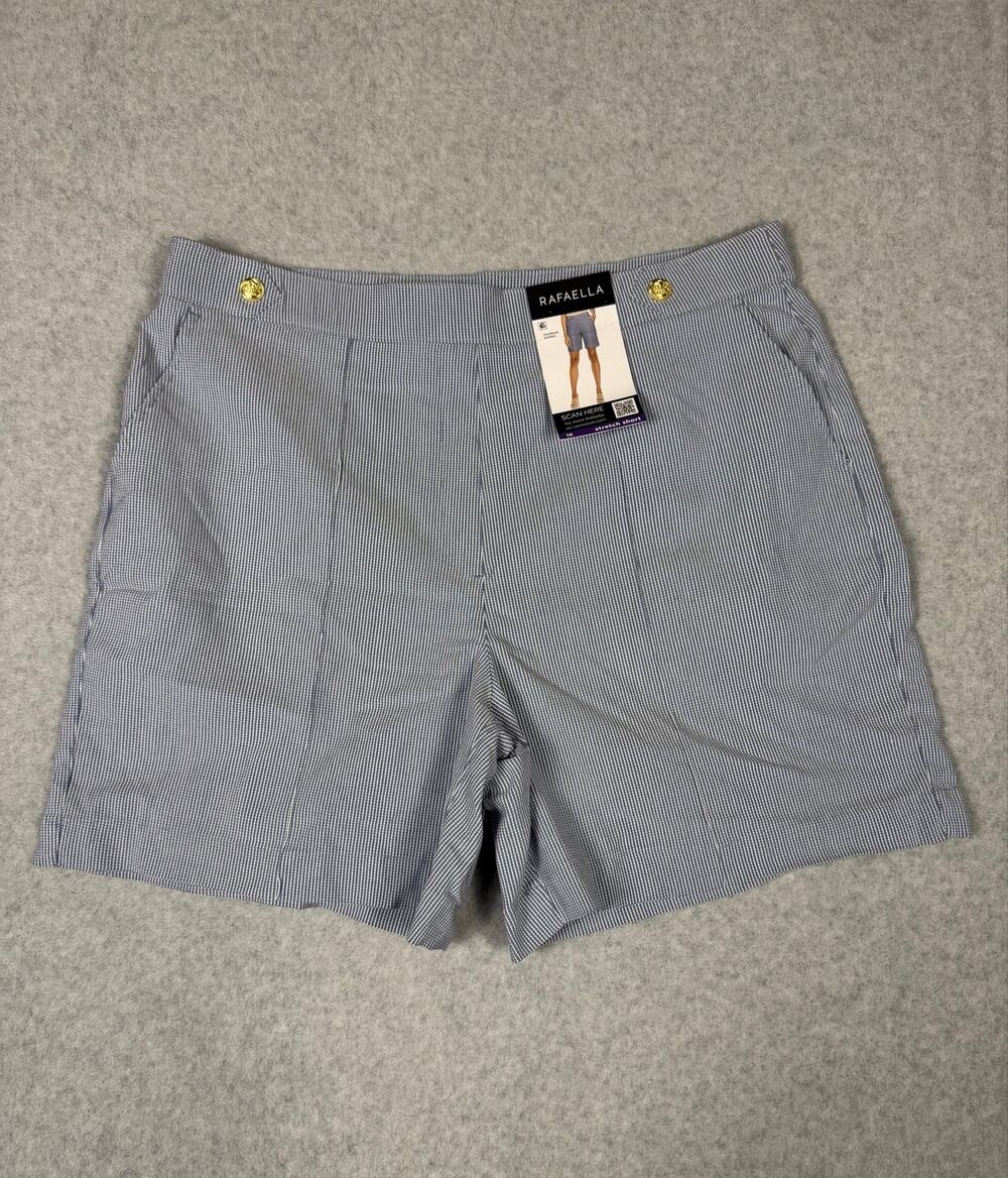 Rafaella Women’s 6” Stretch Shorts, High Stretch Waistband